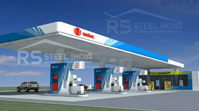 petrol pump shed