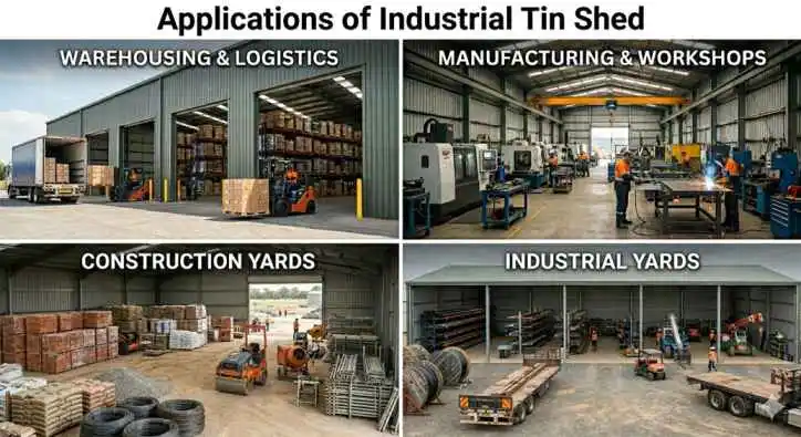 Applications of Industrial Tin Shed